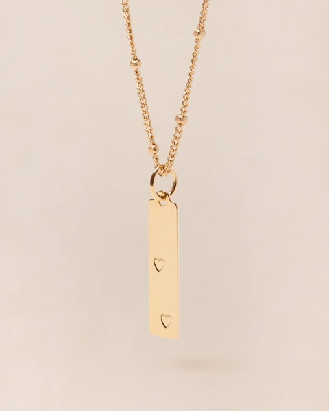 La médaille Cœur baguette - 3 coeurs