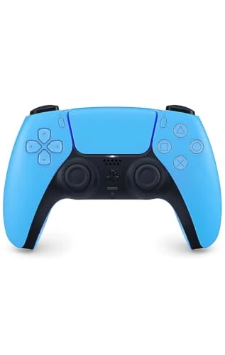 Sony, Manette PlayStation 5 officielle DualSense, Sans fil, Batterie rechargeable, Bluetooth, Compatible avec PS5 et PC, Couleur : Starlight Blue