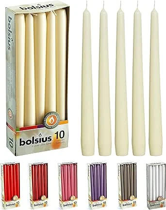 Bolsius | Ivory Taper Candles