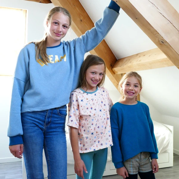 HOONY - Tee-shirt ou sweat oversize pour fille - 2 au 16 ans