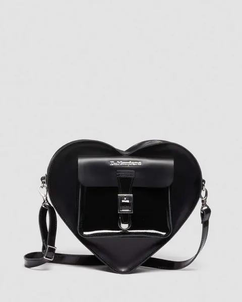 DR MARTENS Sac en cuir en forme de coeur