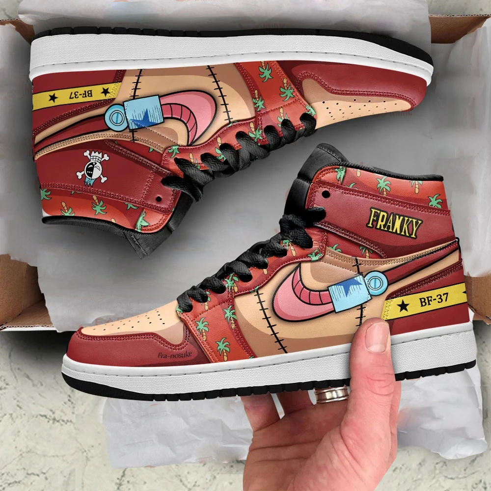 Franky One Piece Shoes – Custom BF-37 Anime Sneakers for Super Fans