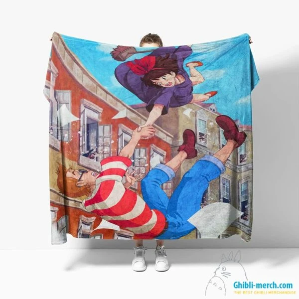 Kiki and Tombo Blankets Themed Ghibli 4 Styles NEW | Ghibli Merch Store