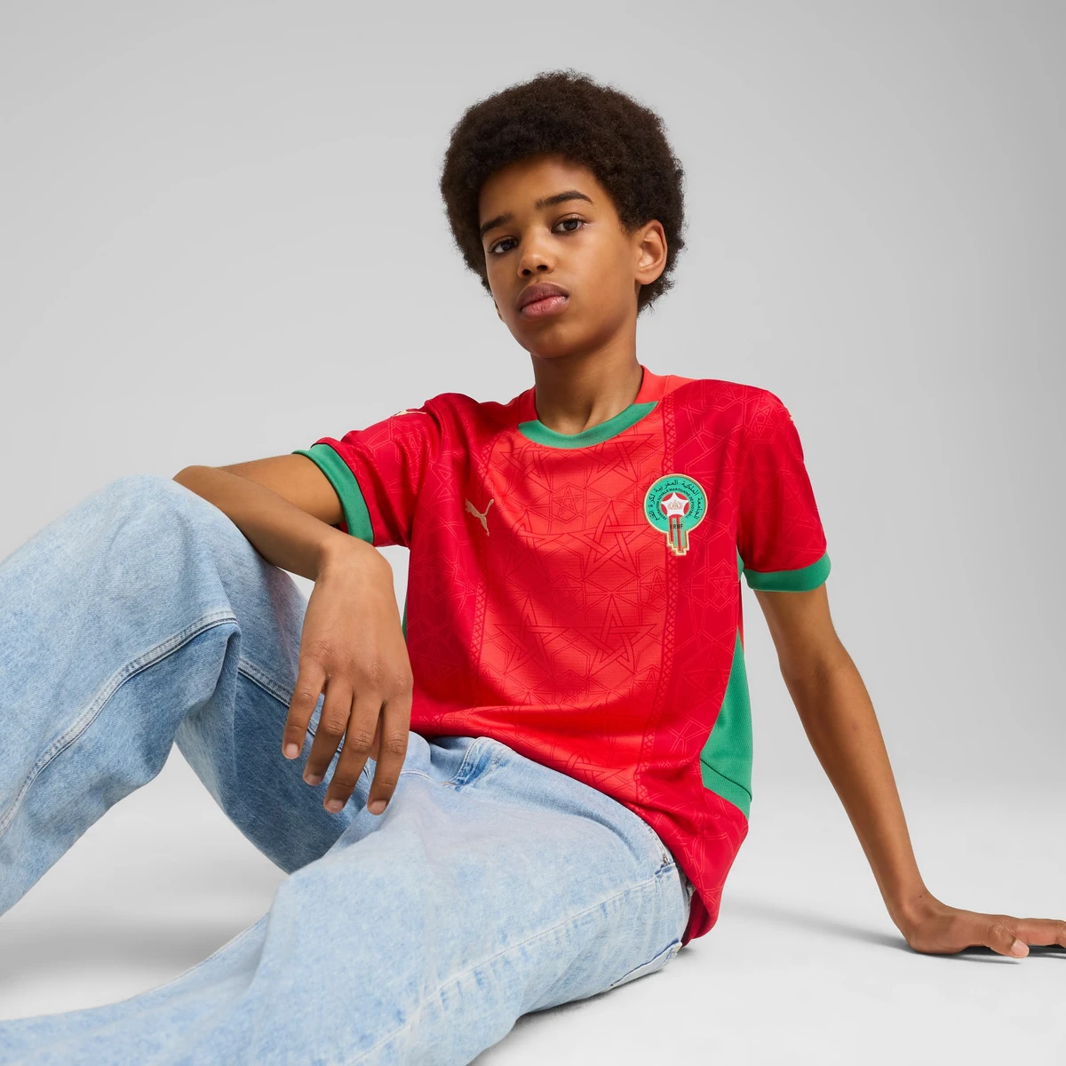 Maillot Home 2025 Maroc Enfant et Adolescent