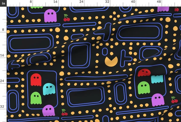 Vintage Arcade Fabric | Spoonflower
