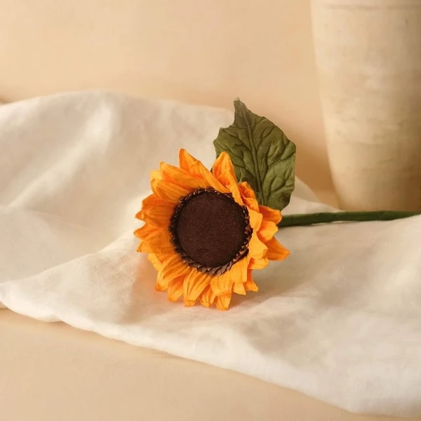 Lot de 3 Tournesol en Papier - Jaune
