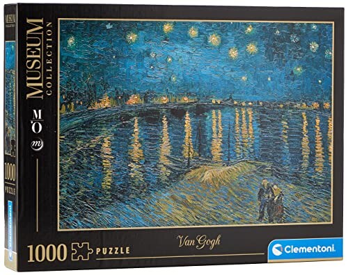 Clementoni - 39344.2 - Puzzle - Nuit étoilée sur le Rhône - 1000 Pièces