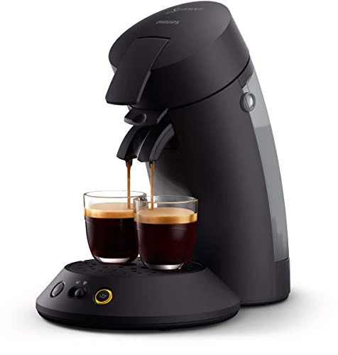 Philips SENSEO OriginalPlus - Machine à café àdosettes, Sélecteur d'intensité, Technologie Booster d'arômes, Noir (CSA210/61)