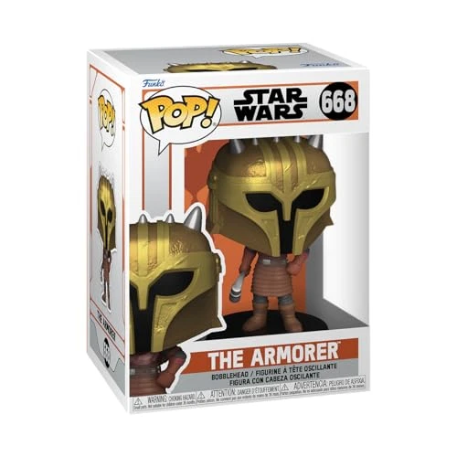 Funko Pop! Vinyl: Star Wars: The Armorer Mandalorian S9 - The Armorer Amorer - Star Wars: The Mandalorian - Figurine en Vinyle à Collectionner - Idée de Cadeau - Produits Officiels - TV Fans
