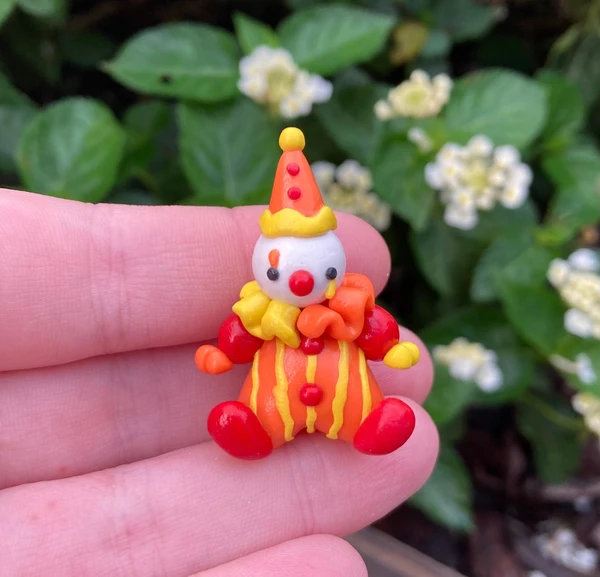 Figurine faite main Pépite le clown