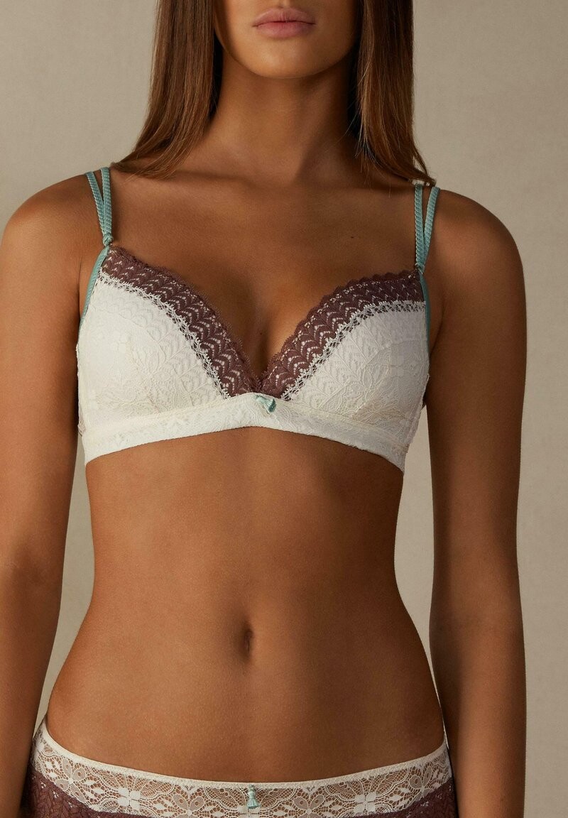 ELENA SPICES GARDEN - Soutien-gorge triangle - braun vanilla nutmeg brown