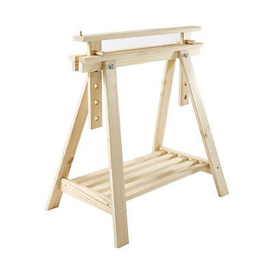Tréteau architecte en pin 70 x 70/90 cm | Castorama