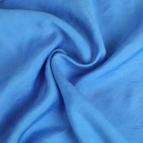 Tissu viscose Betty uni et irisé Bleu marina | Tissu pour couture d'habits fluide et léger