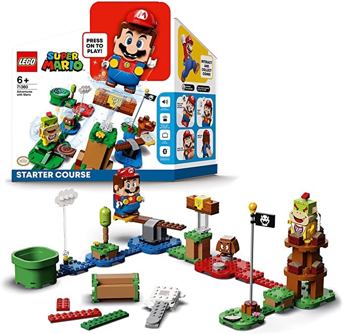 LEGO 71360 Super Mario Pack de Démarrage Les Aventures de Mario - Jouet interactif - Jeu de Construction incluant la Figurine : Amazon.fr: Jeux et Jouets