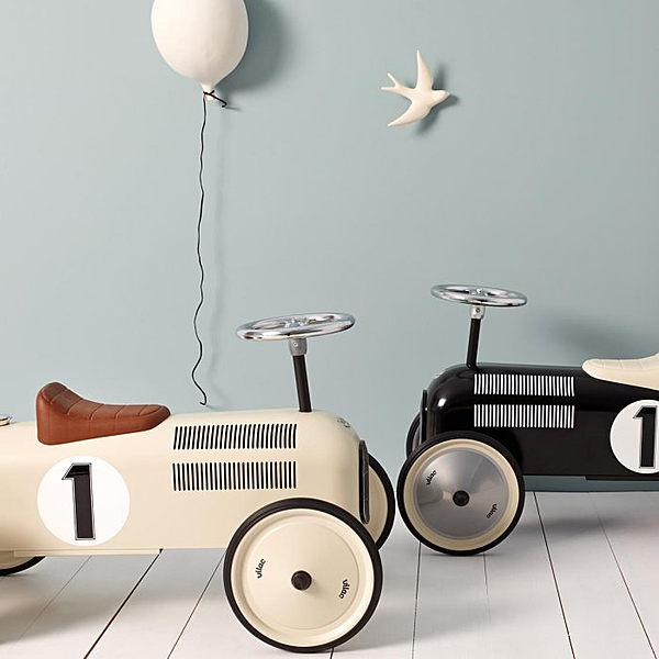 Porteur esprit vintage crème ou noir 