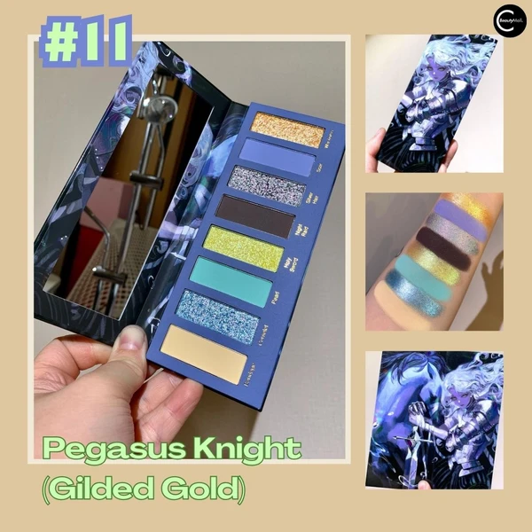 Narimi "Back to the 90s" Eyeshadow Palette - #11 Pegasus Knight (Gilded Gold)