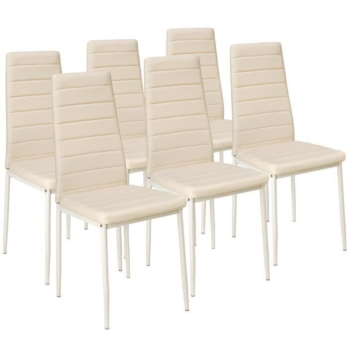 TECTAKE 6 Chaises de Salle à manger ou de cuisine 