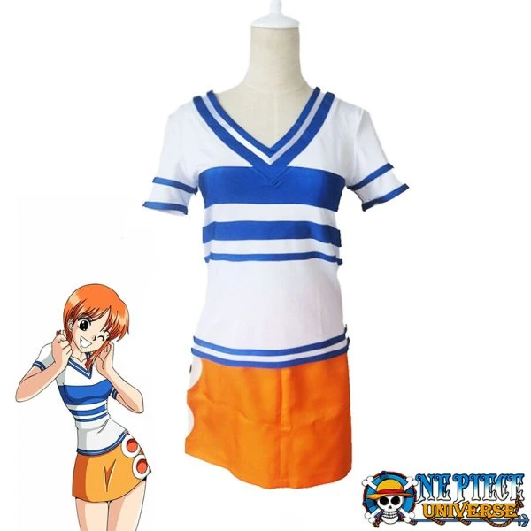 One Piece Nami Outfits Pre Timeskip Cosplay | One Piece Universe Store