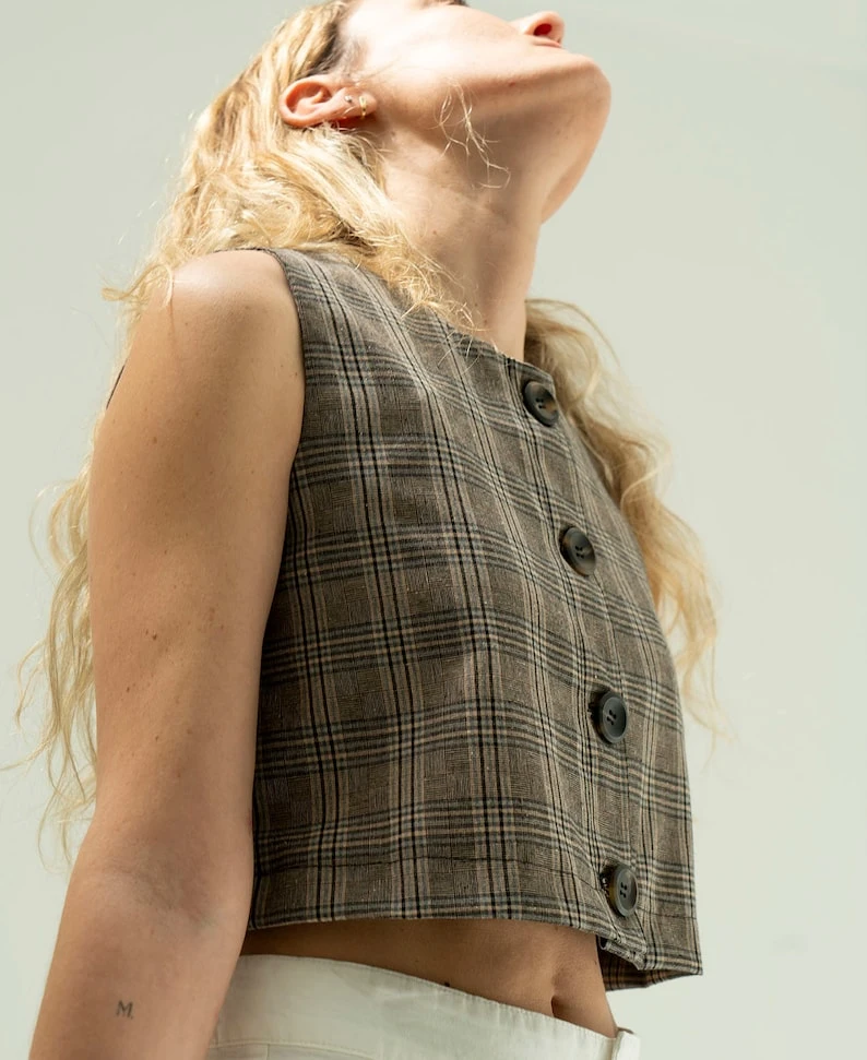 Patron de couture gilet d'Aina