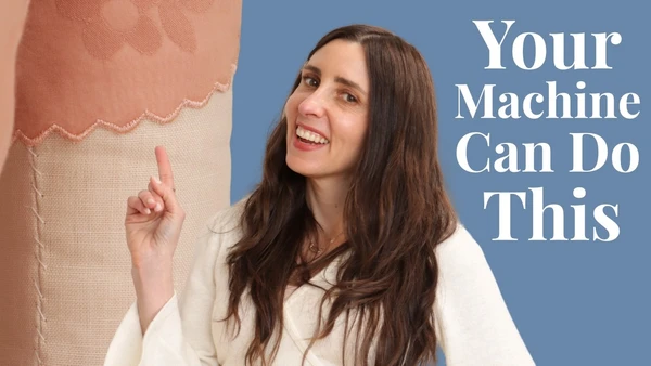 Create This Scalloped Hem Detail with a Standard Sewing Machine!