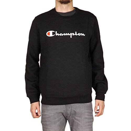 Champion Homme - Sweatshirt Classic Logo - Noir, S