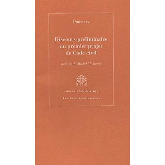 Discours préliminaire au premier projet de code civil