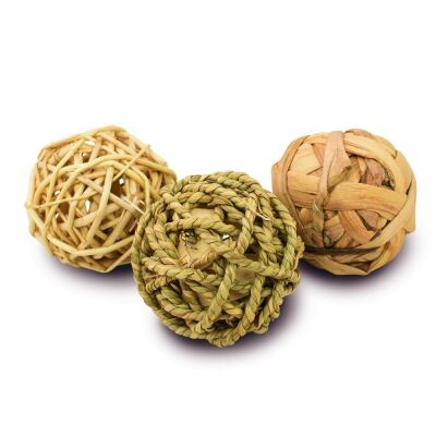 JR Farm Trio de balles pour rongeur et lapin