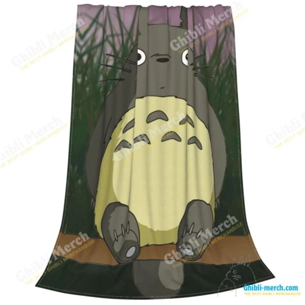 My Neighbor Totoro Throw Blanket For Sale - Ghibli Merch Store - Official Studio Ghibli Merchandise