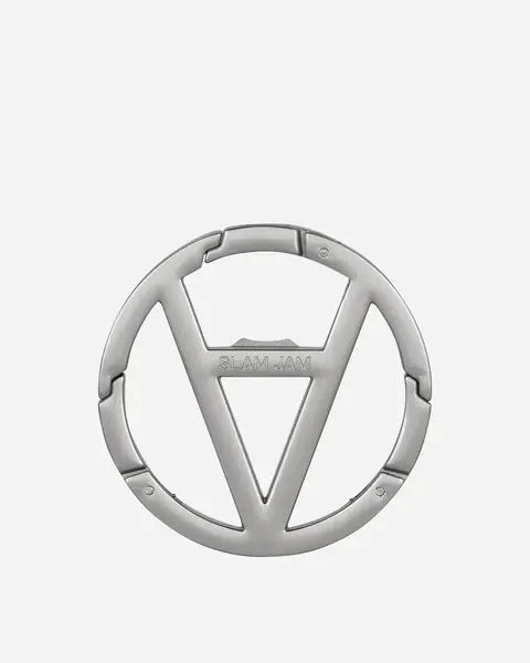 CHAOS IS ORDER Logo Carabiner Silver
