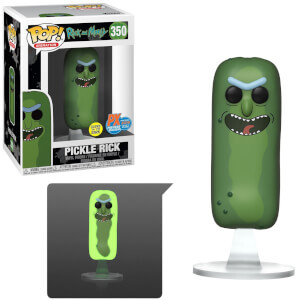Figurine Pop! Rick Cornichon GITD Exclusive SDCC 2019 - Rick Et Morty EDITION LIMITEE
