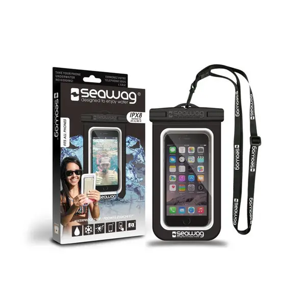 Seawag Pochette Étanche Smartphone 5,7"  Noir & Blanc