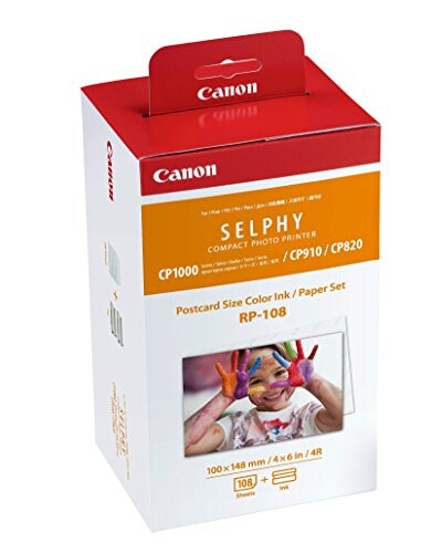 Canon rp-108 - Papier de format 4R + cartouche d'encre - 108 Papiers