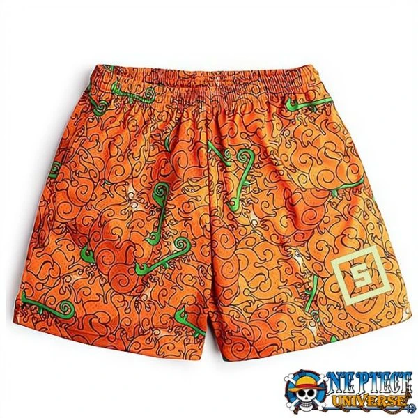 One Piece Devil Fruit Shorts Sports Gym for Men | One Piece Universe