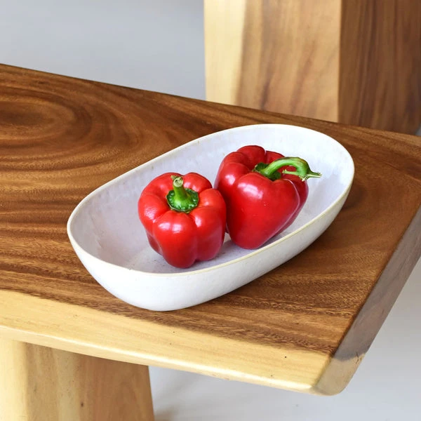 Plat de service XL | Blanc audacieux