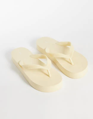 ASOS DESIGN - Flavio - Tongs - Babeurre