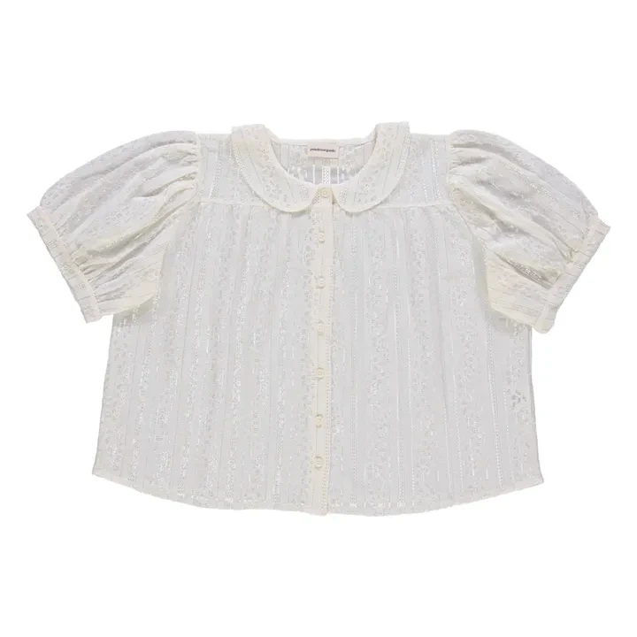 Chemisier Ambre Dentelle | Ecru