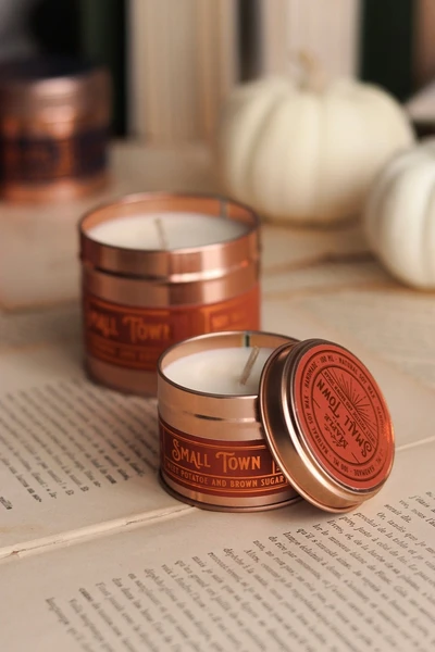 SMALL TOWN Candle | Sweet Potatoe, Brown Sugar, Vegan Candle, Halloween, 100 ml | 250 ml | 9 oz | 4 oz