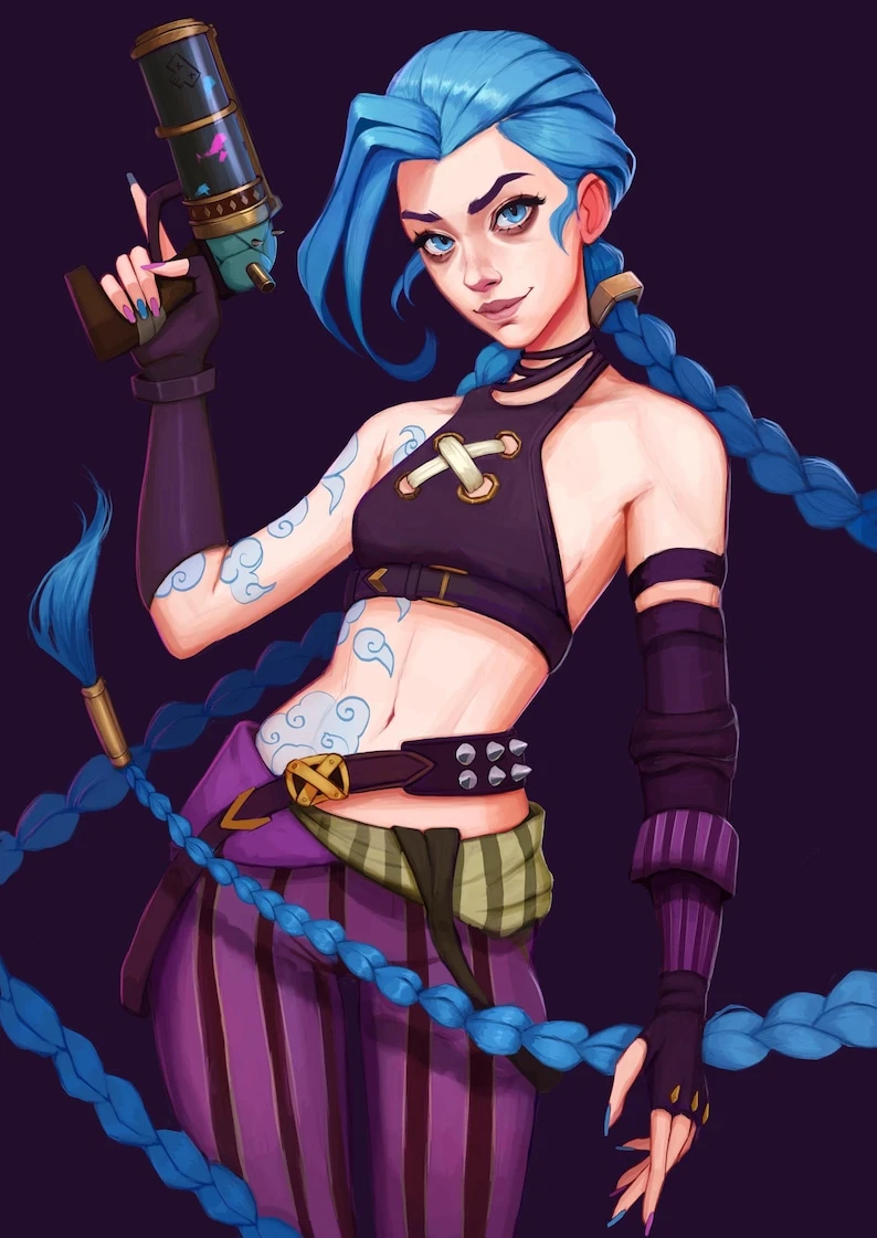 Fanart d'impression Jinx