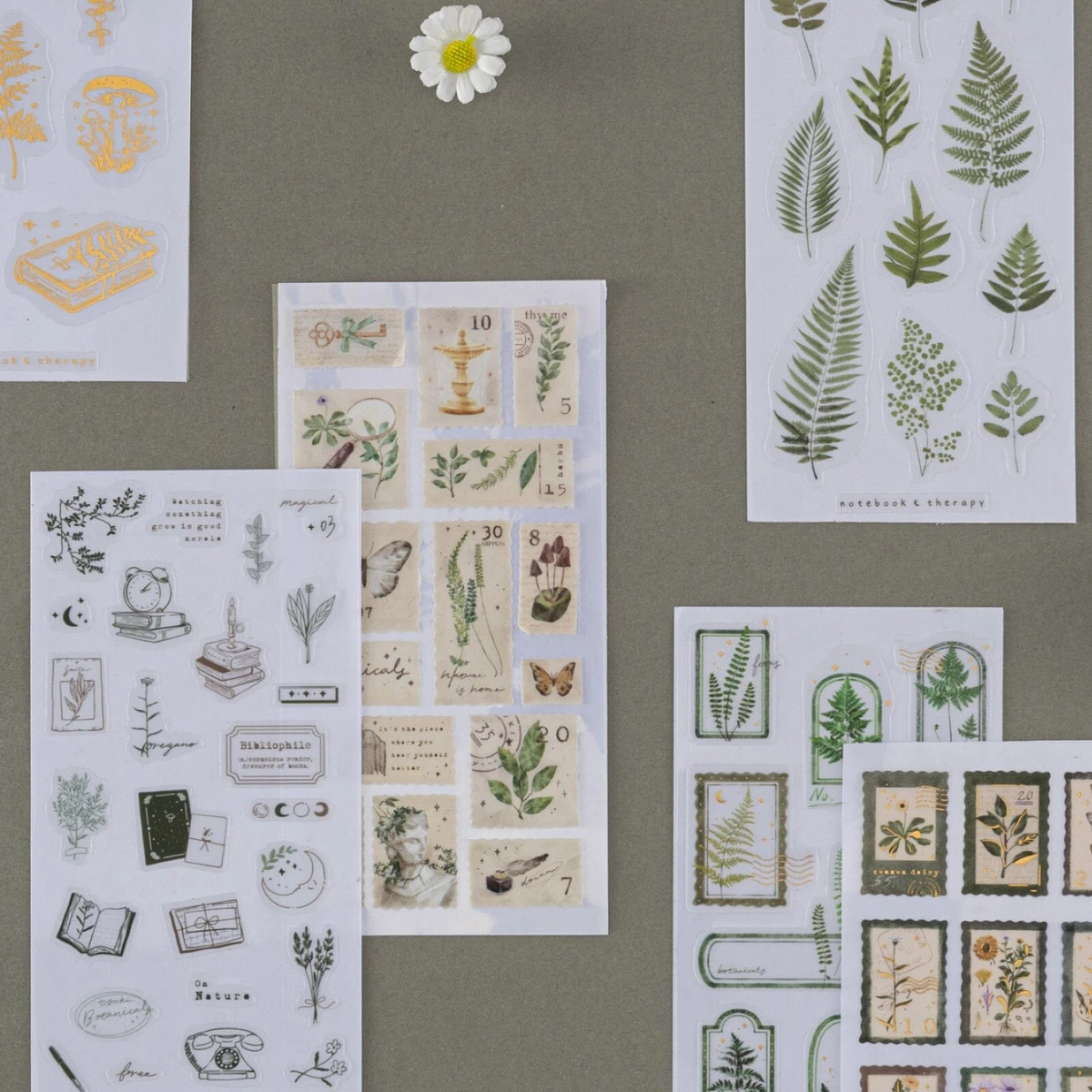 Tsuki ‘Whimsical Botanics’ Sticker Set ☾ – NotebookTherapy