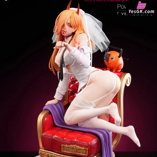 Chainsaw Man Flower Marriage Power Resin Statue - ZAO NIE Studio & ZAO HUA Studio [In-Stock]