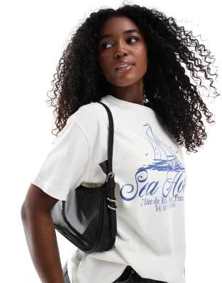 Stradivarius - Sac à main en tulle - Noir