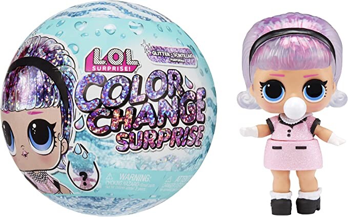 LOL Surprise Glitter Poupée avec Changement de Couleur & 7 Surprises - Assortiment ALÉATOIRE- avec 1 poupée de Collection, des Tenues Brillantes & des Accessoires – Dès 4 Ans : Amazon.fr: Jeux et Jouets