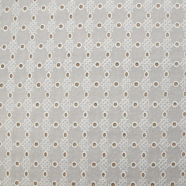 Broderie anglaise Lyra blanc cassé