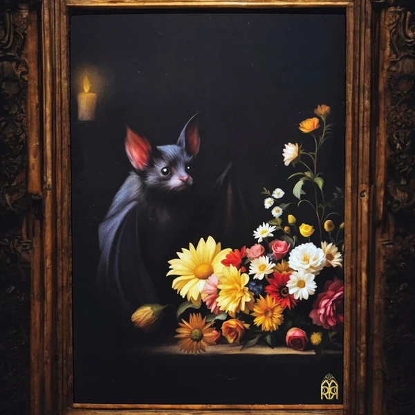 Des fleurs pour Dracula. Impression A6