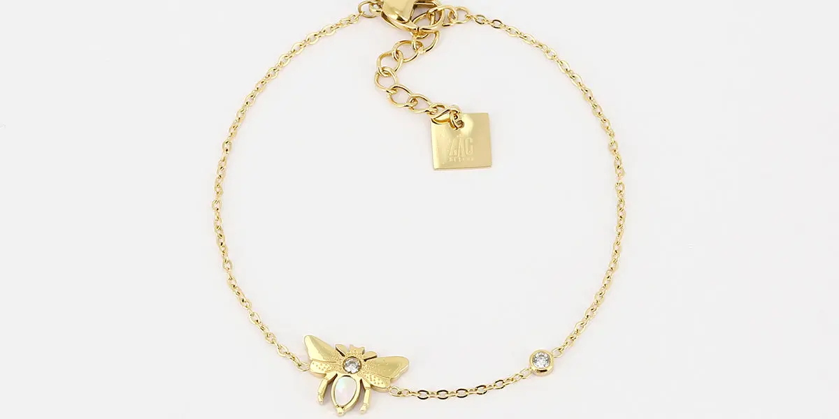 Bracelet Cyloeh (Acier doré)