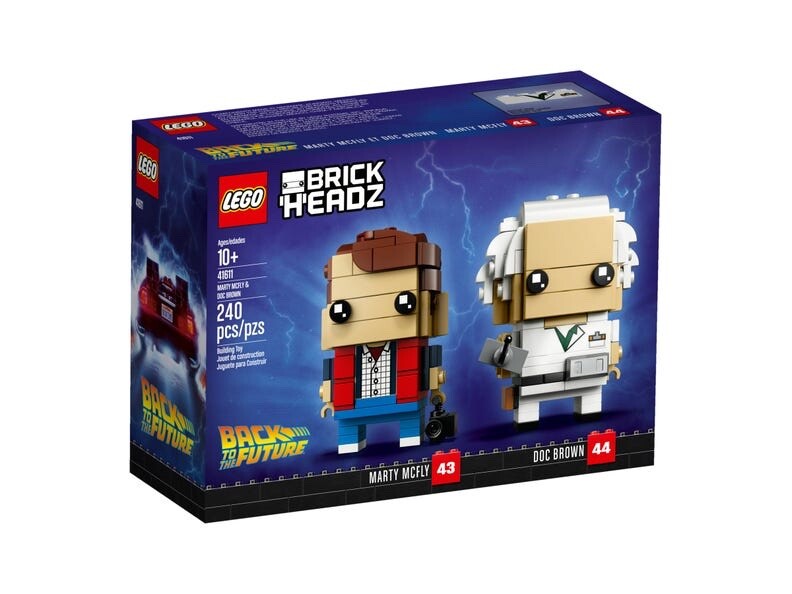 Marty McFly & Doc Brown 41611 | BrickHeadz | Boutique LEGO® officielle FR 