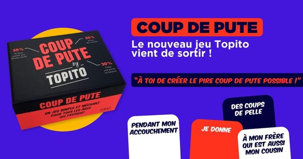 jeu de societe de Topito "coup de pute"