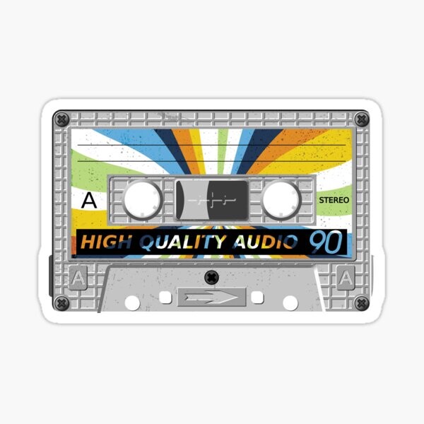 Cassette Aroace Agender | Sticker