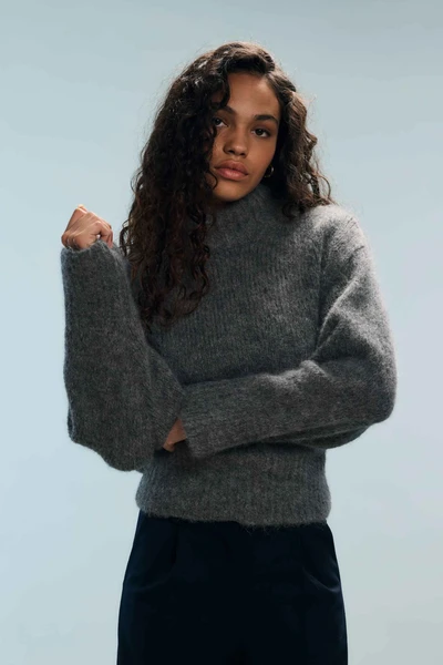 Pull Gris Foncé Marc