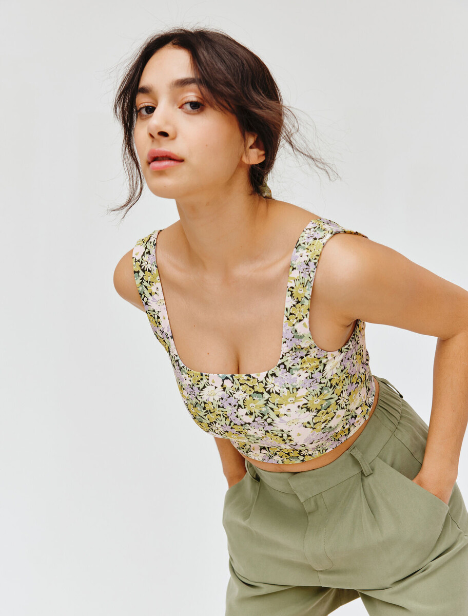 Brassière imprimée